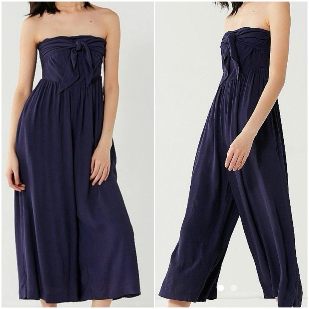NWT Urban Outfitters Tie-Front Jumpsuit